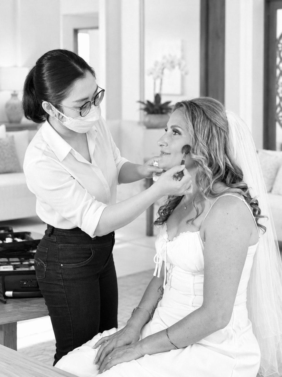 Bridal makeup look by Corry Gomez, professional Bali makeup artist